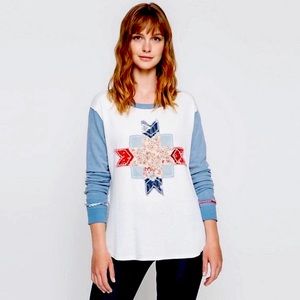 Free People Lonestar Patchwork Thermal